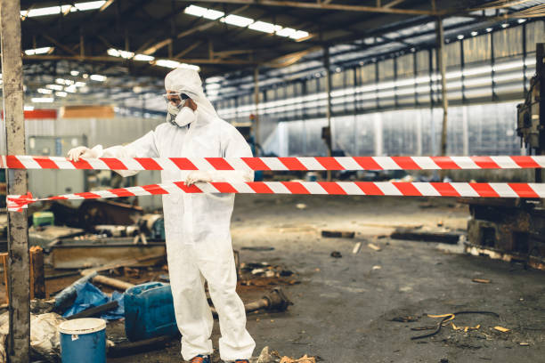 Professional Biohazard technician working in Albany, GA